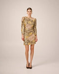 Sequins Mini Dress - Evening Roses