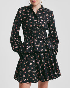 Poplin Smocking Blouse - Petals