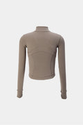 Sculptluxe® Zip Jacket - Truffle