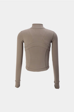 Sculptluxe® Zip Jacket - Truffle