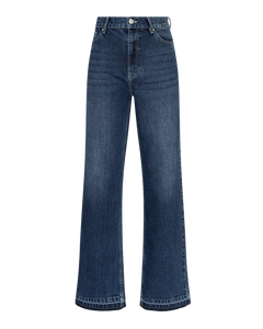 Eli Ada Hw Straight Jeans Long - Mid Blue Wash