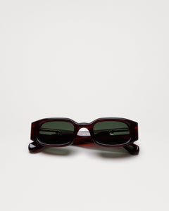 Levi - Dark Red/Tortoise