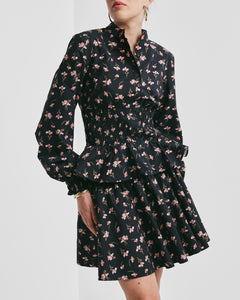 Poplin Smocking Blouse - Petals