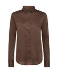 Tina Jersey Skjorta - Coffee Quartz