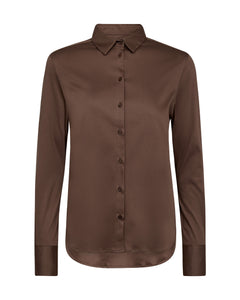 Tina Jersey Shirt - Coffee Quartz