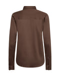 Tina Jersey Skjorta - Coffee Quartz