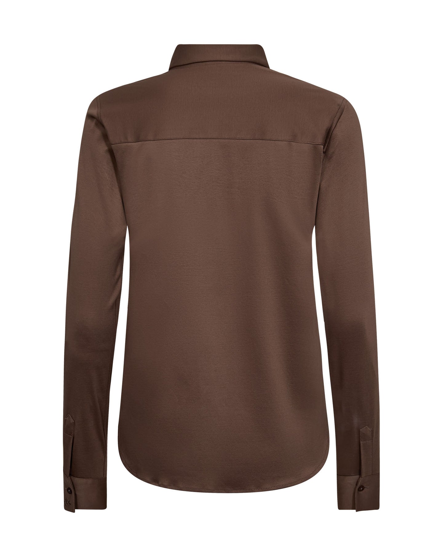 Tina Jersey Skjorta - Coffee Quartz