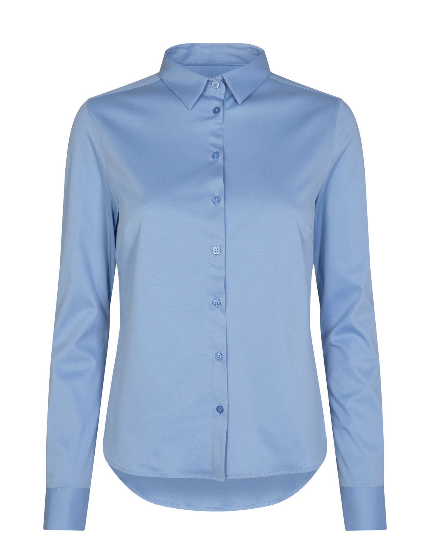Tina Jersey Skjorta - Bel Air Blue