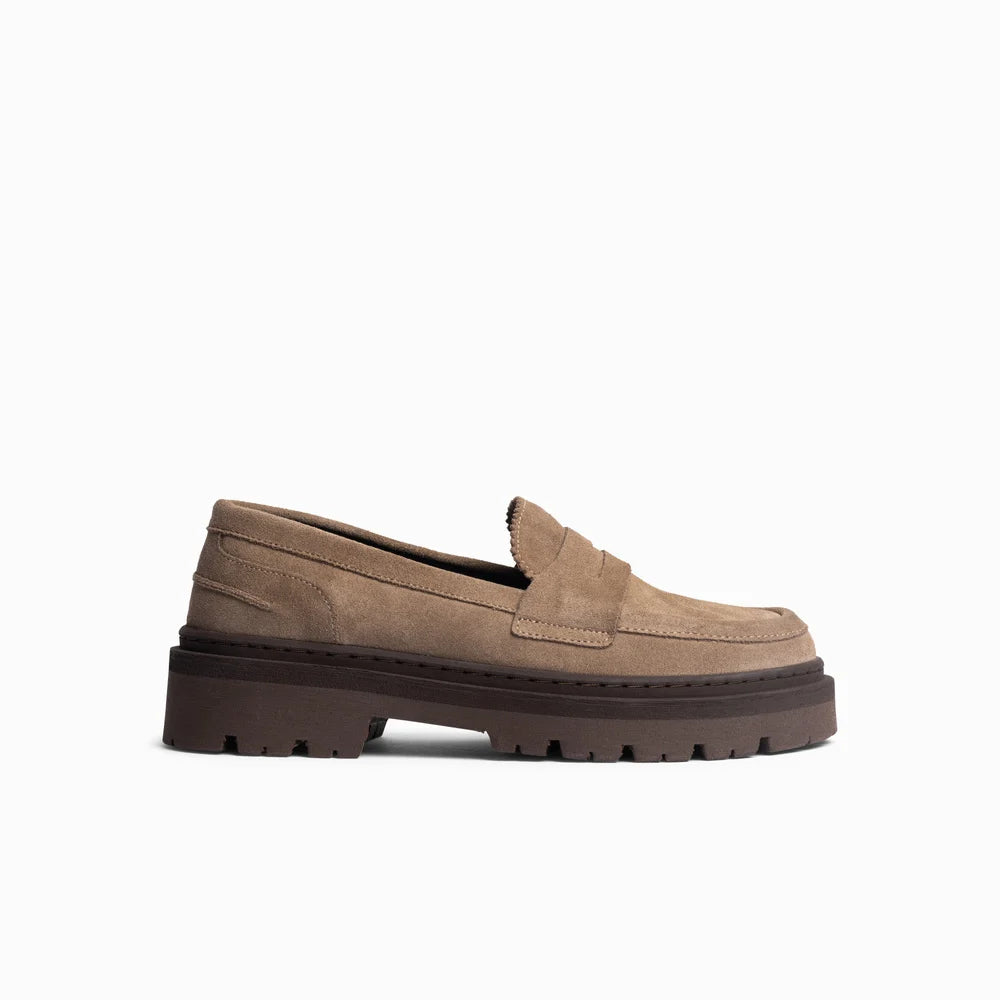 Penny Loafer - Taupe