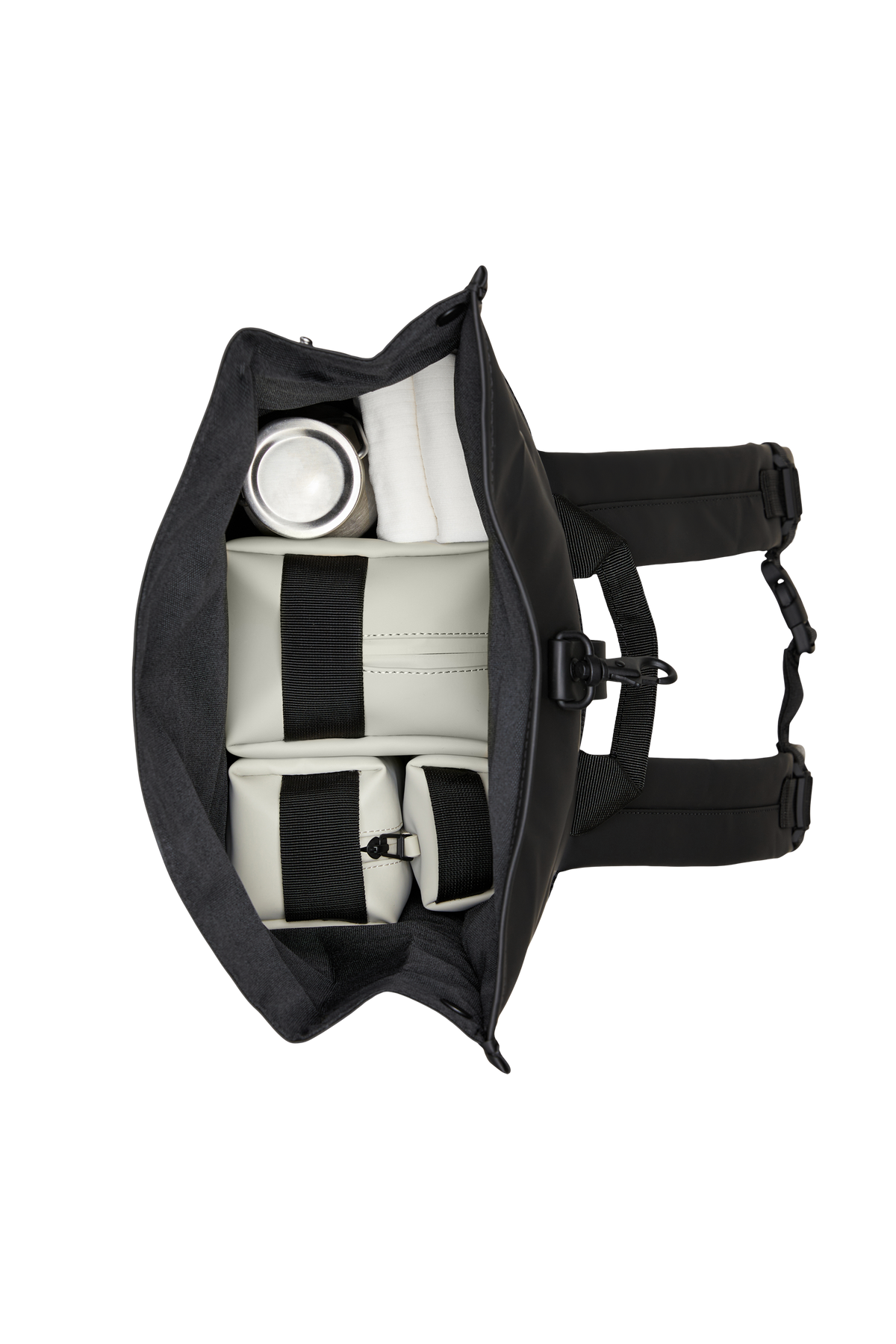 Rolltop Rucksack W3 - Svart