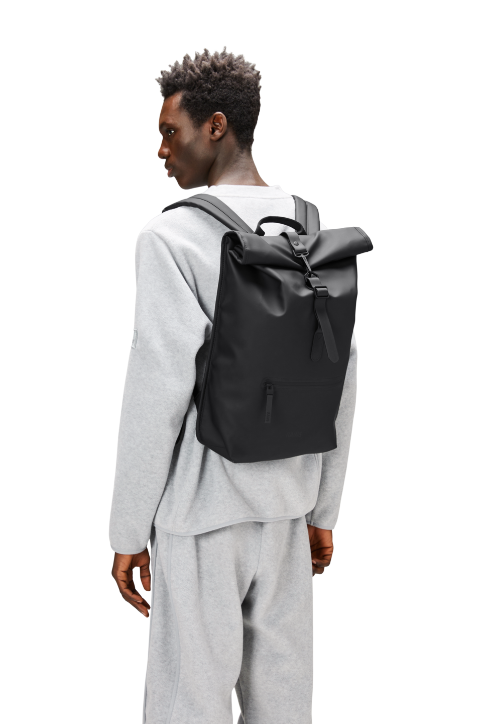 Rolltop Rucksack W3 - Svart