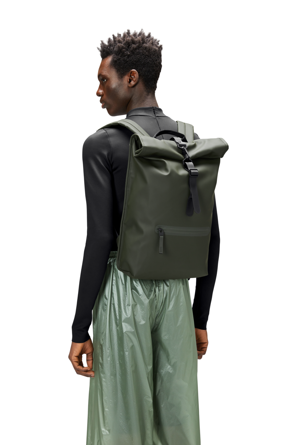 Rolltop Rucksack W3 - Grön