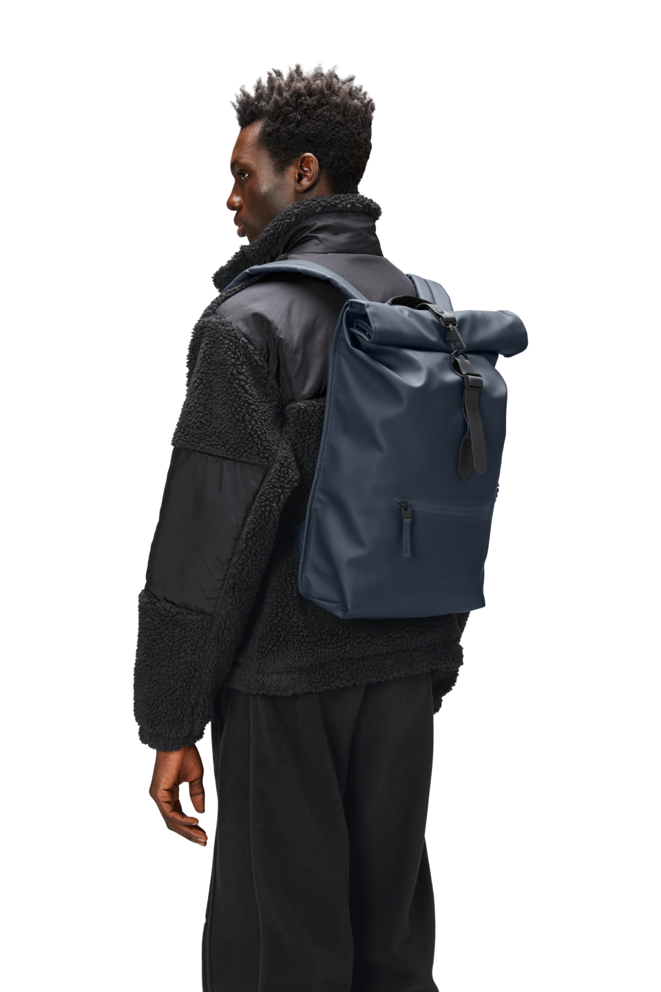 Rolltop Rucksack W3 - Marinblå