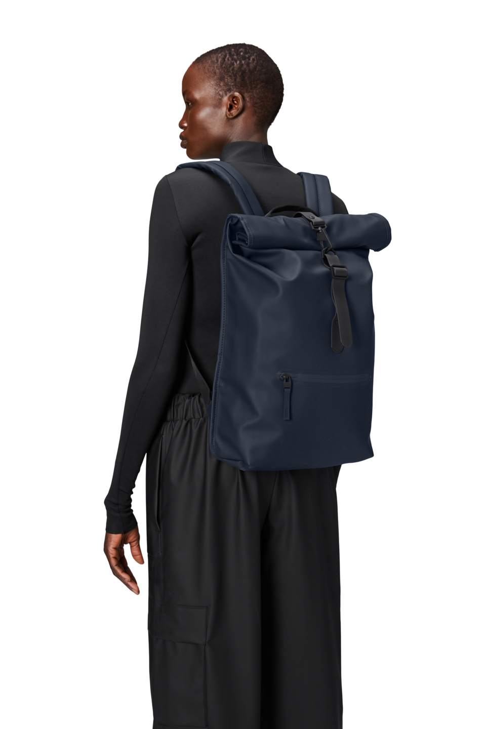 Rolltop Rucksack W3 - Marinblå