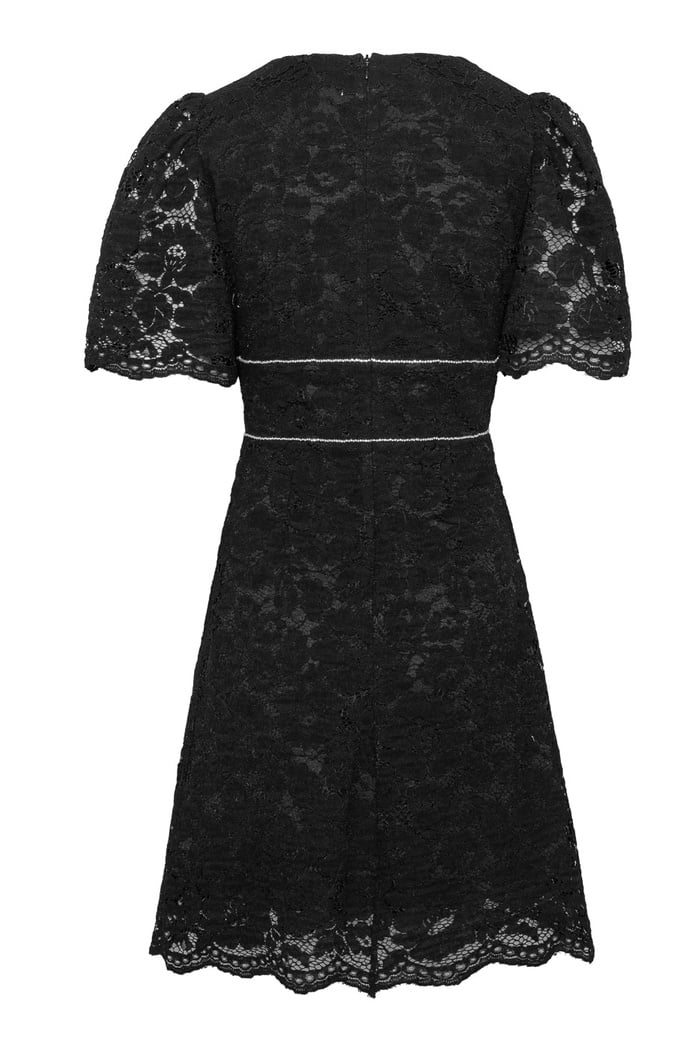 Belle Mini Dress - Svart Spets