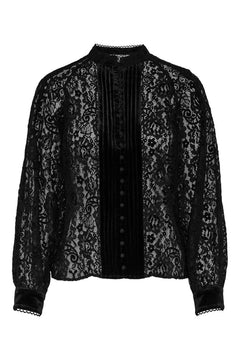 Inez Blouse - Black Lace