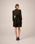 Jacquard Mini Dress I - Black