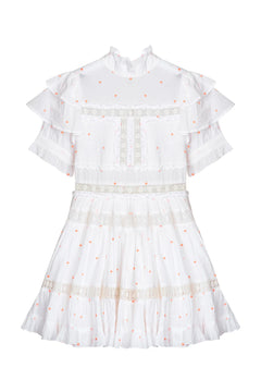 Iro Mini Dress - White Papaya