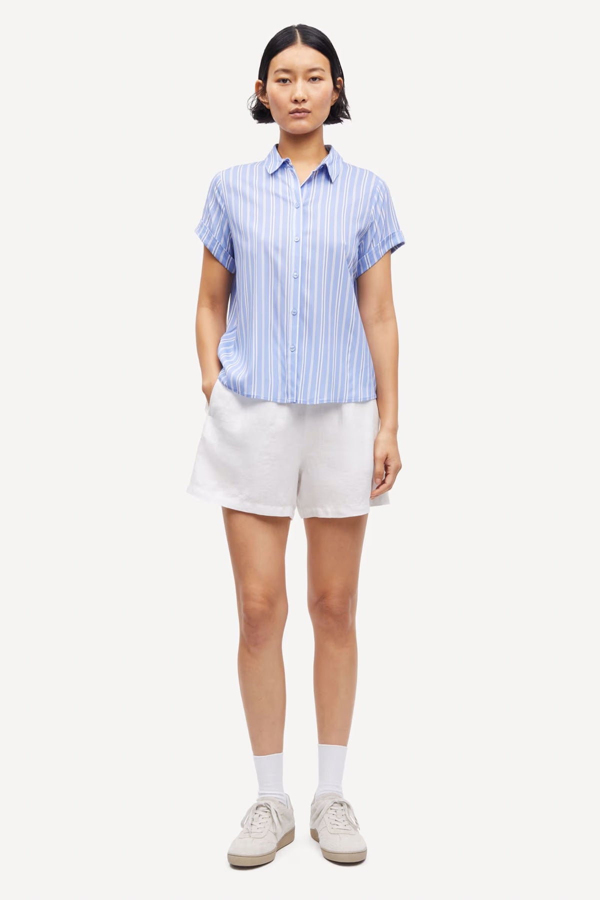 Maren String Shorts - Egret