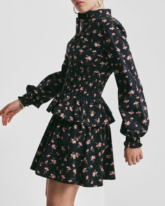 Poplin Smocking Blouse - Petals