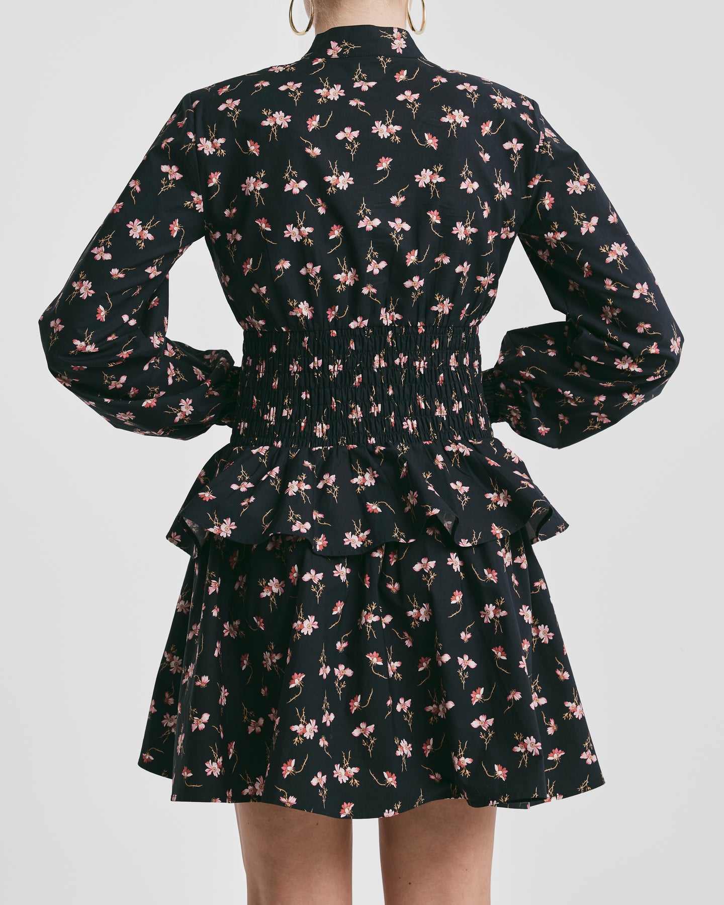 Poplin Smocking Blouse - Petals