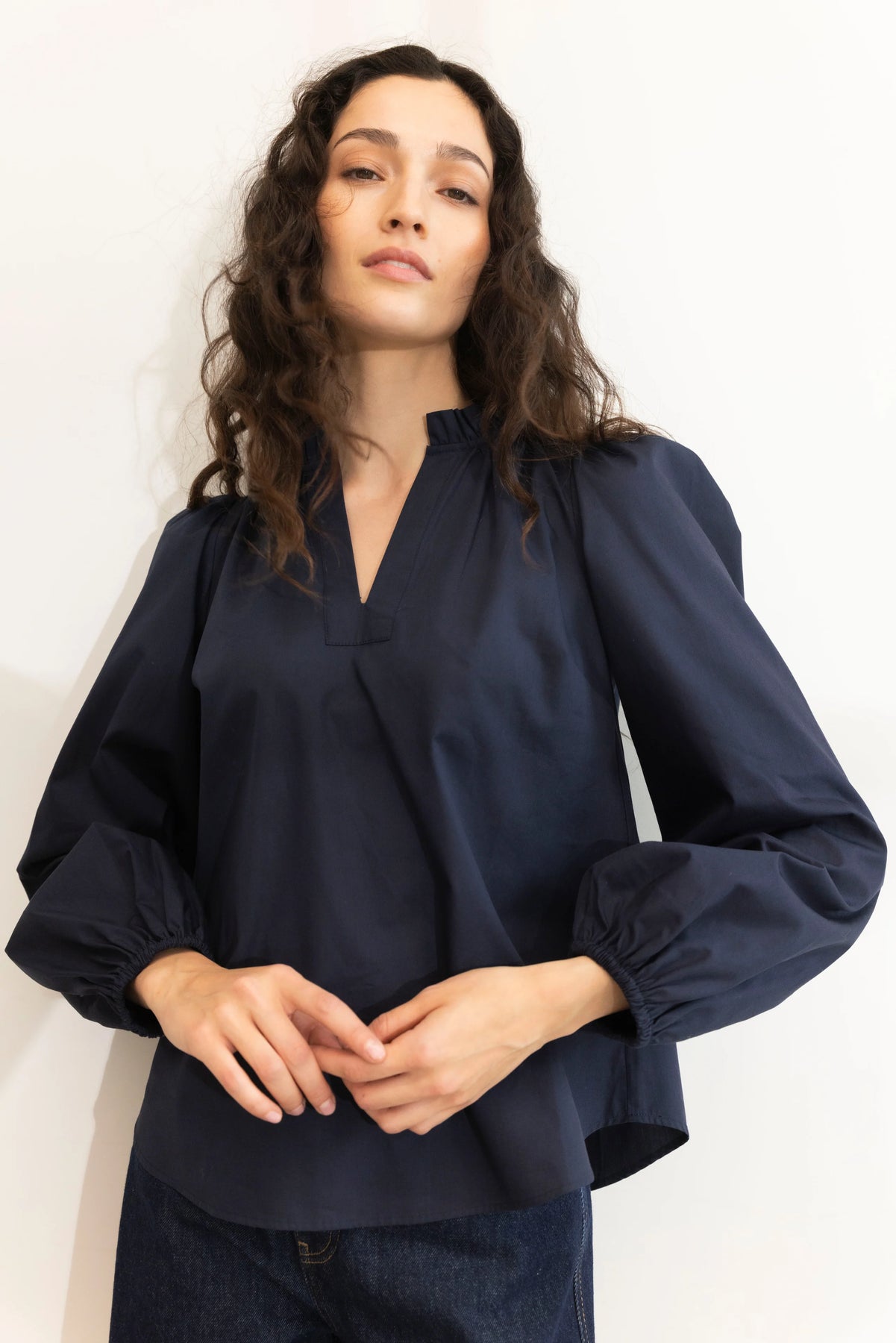 Infinity Blouse - Mörkeblå