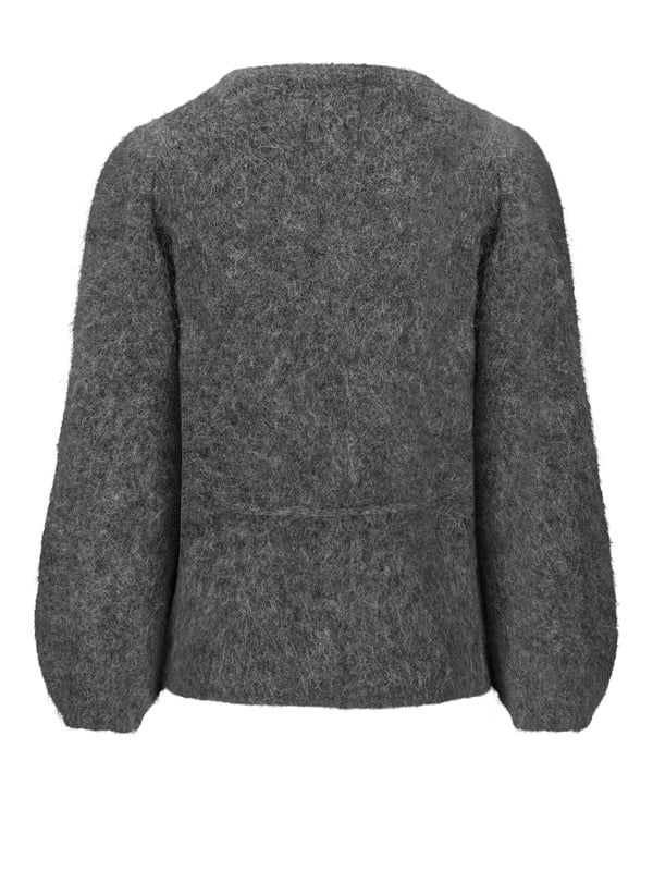 Fredrikke Chunky Cardigan - Grå