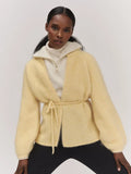 Fredrikke Chunky Cardigan - Gul