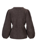 Fredrikke Chunky Cardigan - Dark Brown
