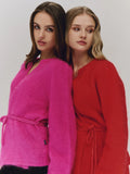 Fredrikke Chunky Kofta - Hot Pink
