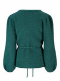 Fredrikke Chunky Cardigan - Frosty Spruce