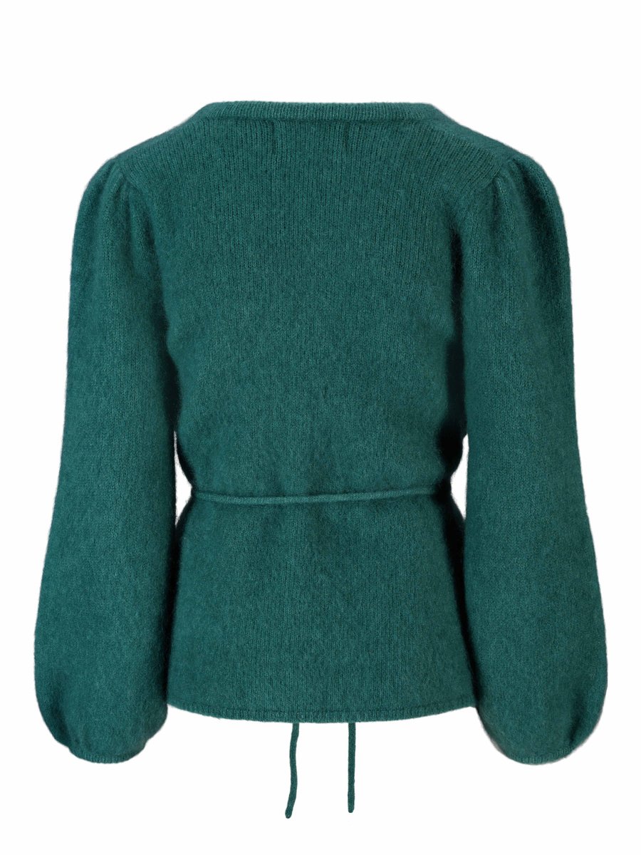 Fredrikke Chunky Cardigan - Frosty Spruce