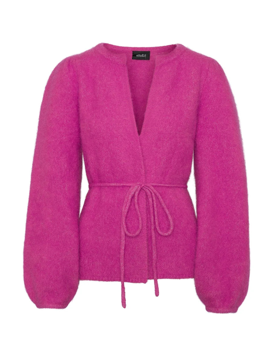 Fredrikke Chunky Kofta - Hot Pink