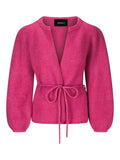 Fredrikke Chunky Cardigan - Raspberry