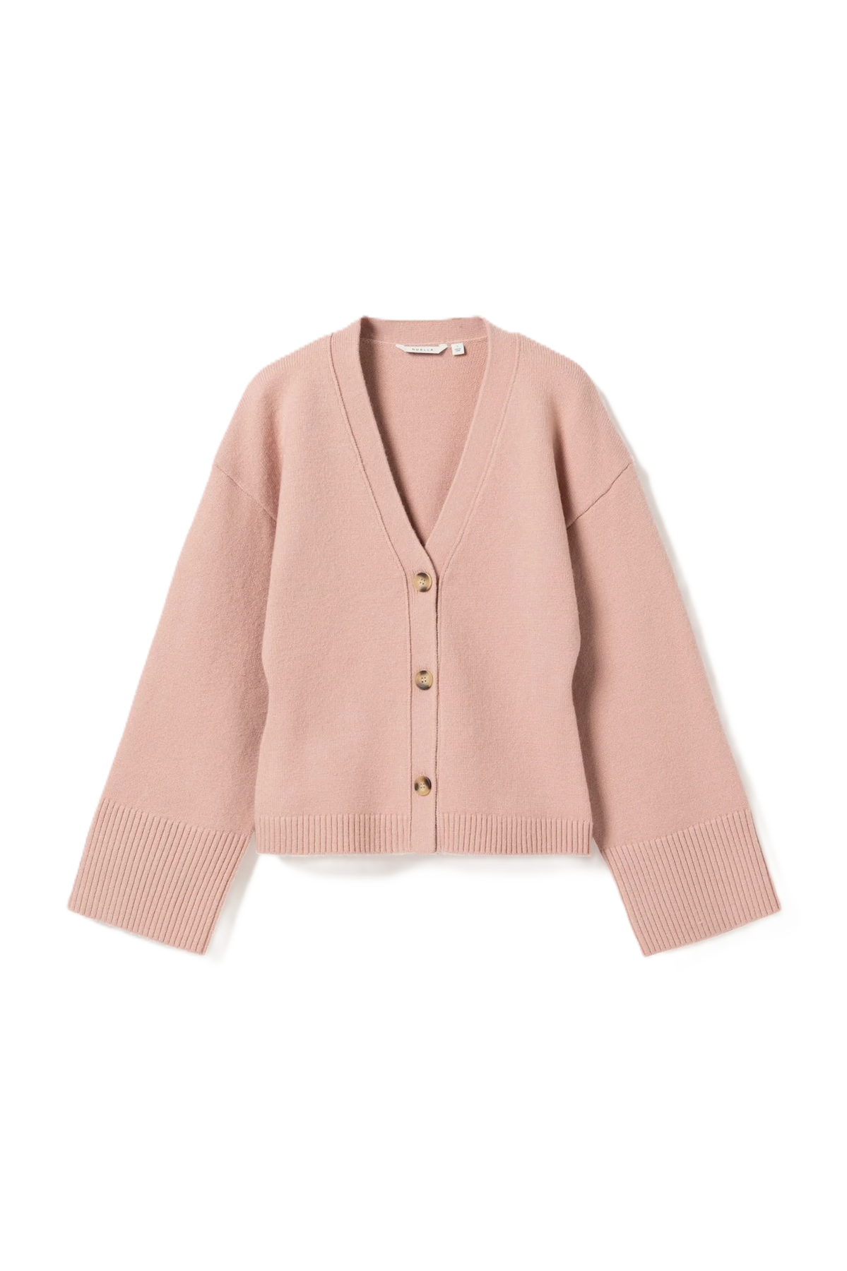 Lenyx Stickad Kofta - Blush Pink