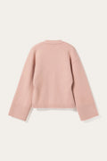 Lenyx Stickad Kofta - Blush Pink