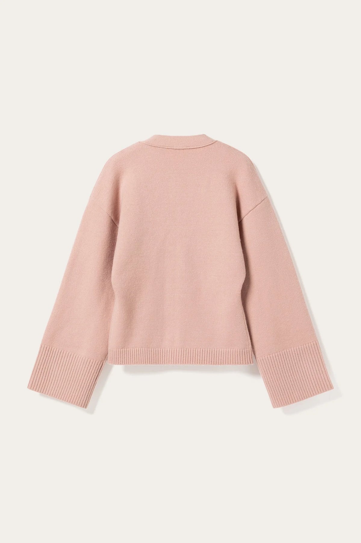 Lenyx Stickad Kofta - Blush Pink