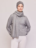 Juni Alpaca Head Band - Grey Melange