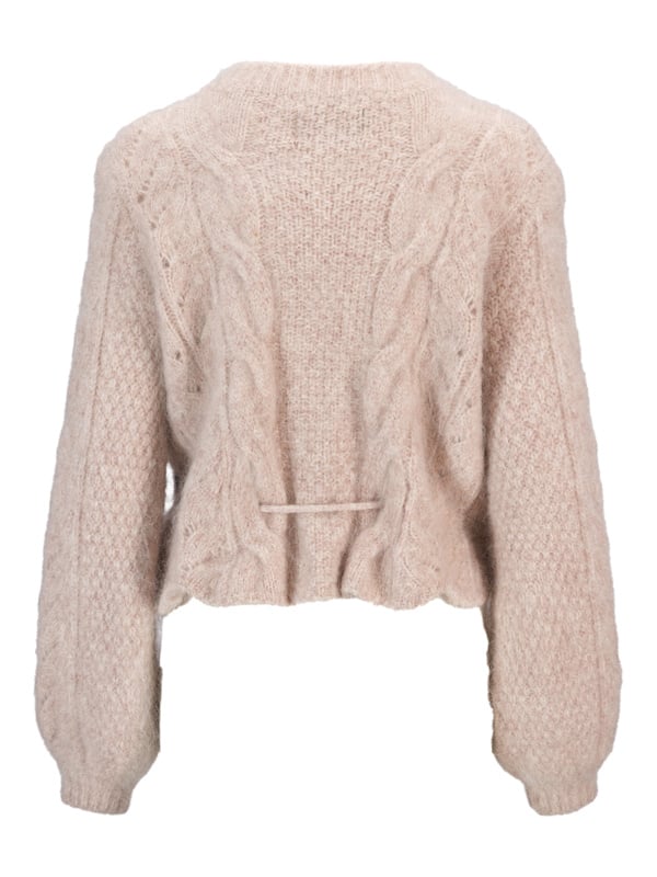 Sophia Chunky Cardigan - Beige Melange