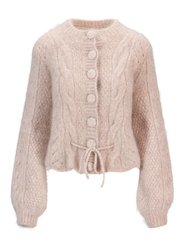 Sophia Chunky Cardigan - Beige Melange