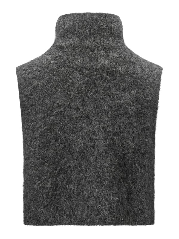 Belinda Chunky High Neck - Charcoal