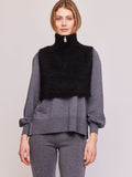 Belinda Chunky High Neck - Black