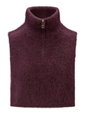 Belinda Chunky High Neck - Vinröd