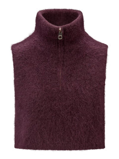 Belinda Chunky High Neck - Red Wine