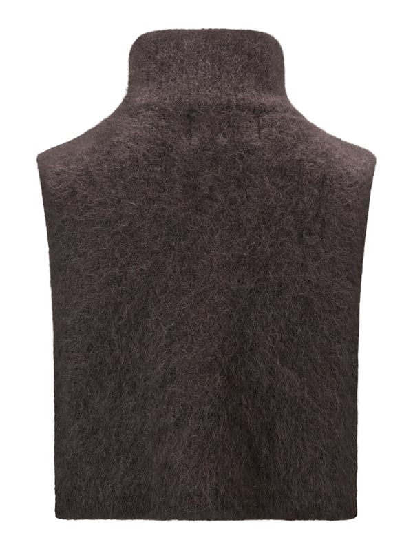 Belinda Chunky High Neck - Mörkbrun