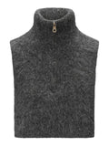 Belinda Chunky High Neck - Charcoal