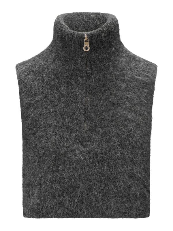 Belinda Chunky High Neck - Charcoal
