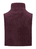 Belinda Chunky High Neck - Vinröd