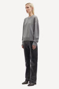 Sabirgitte V-Neck Sweater - Grey Mel