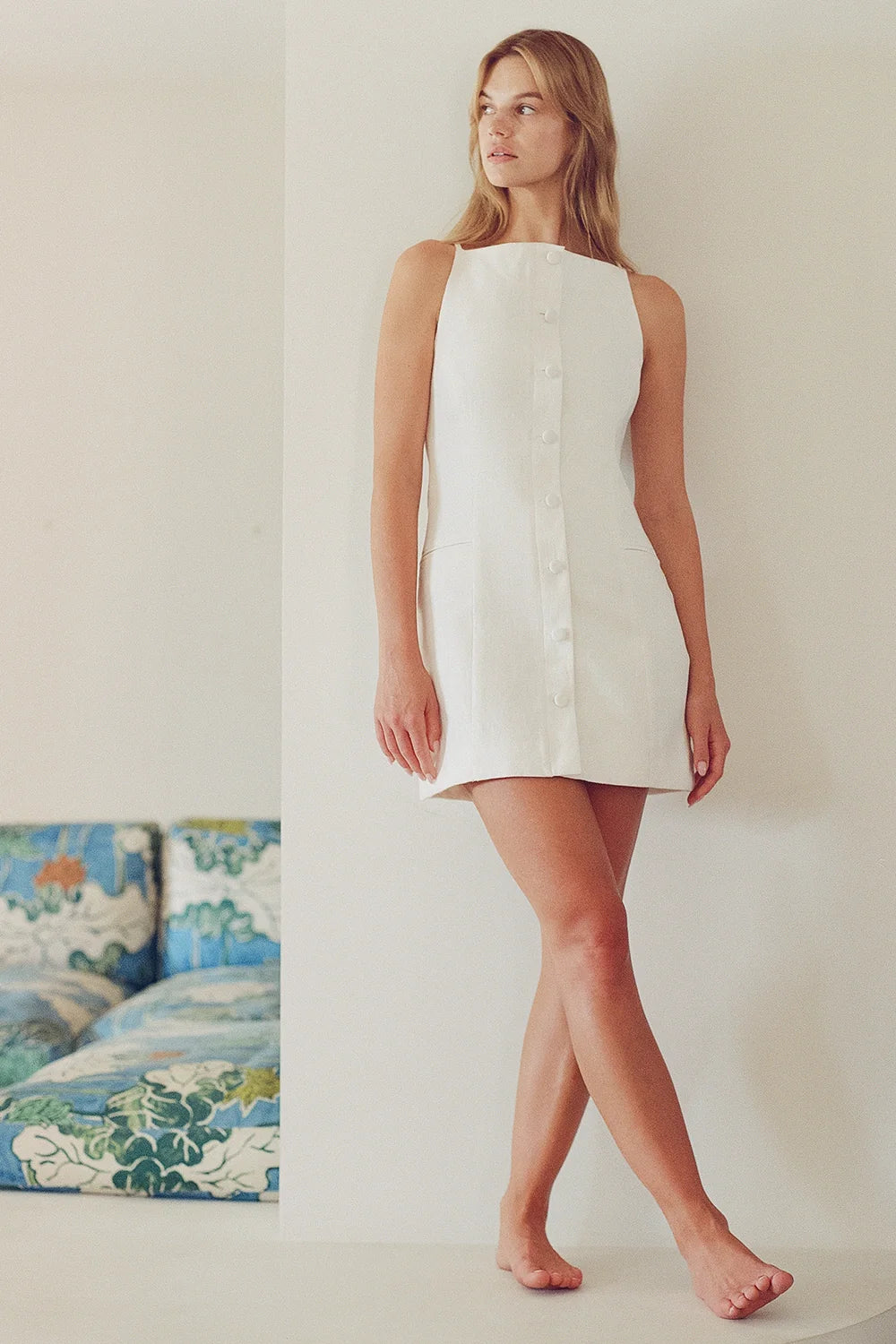 Ambra Mini Dress - Vit